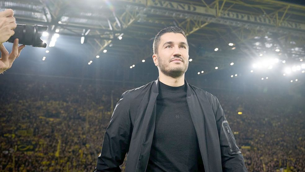 Wichtiger Sieg für BVB-Coach Nuri Sahin. Foto: Bernd Thissen/dpa