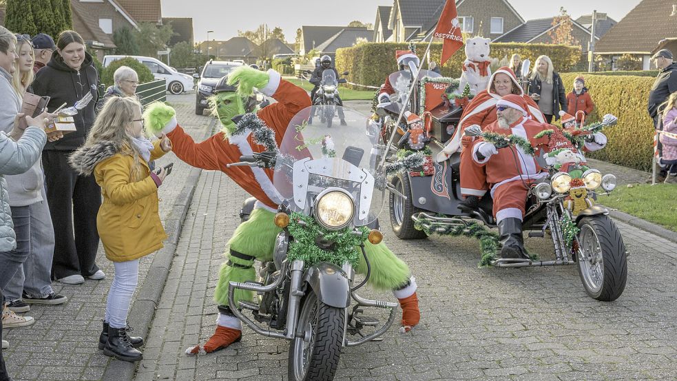 Der Grinch war, trotz seiner kritischen Einstellung zu Weihnachten, mit von der Partie und recht beliebt. Foto: Folkert Bents