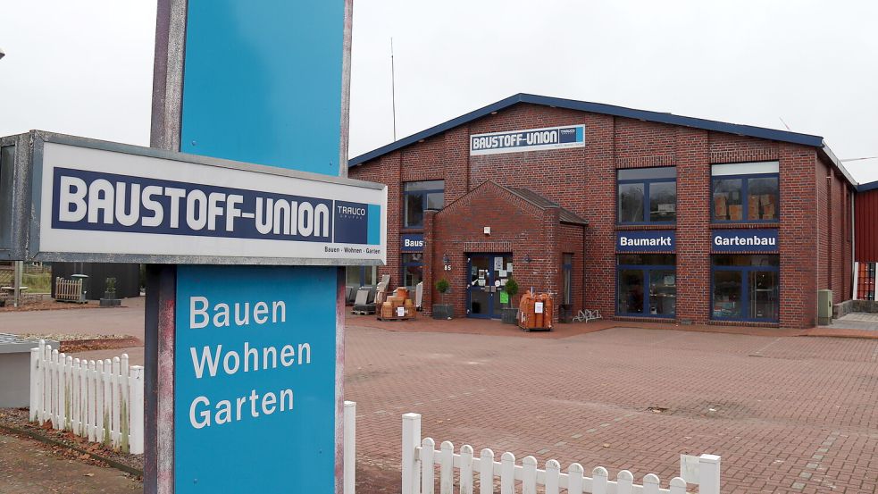 Der Standort Ochtelbur der Baustoff-Union Aurich wird geschlossen. Foto: Heino Hermanns