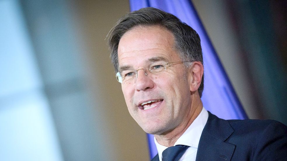 Keine Angst vor Donald Trump? Nato-Generalsekretär Mark Rutte gibt sich nach dem Wahlsieg des Republikaners gelassen. (Archivbild) Foto: Bernd von Jutrczenka/dpa