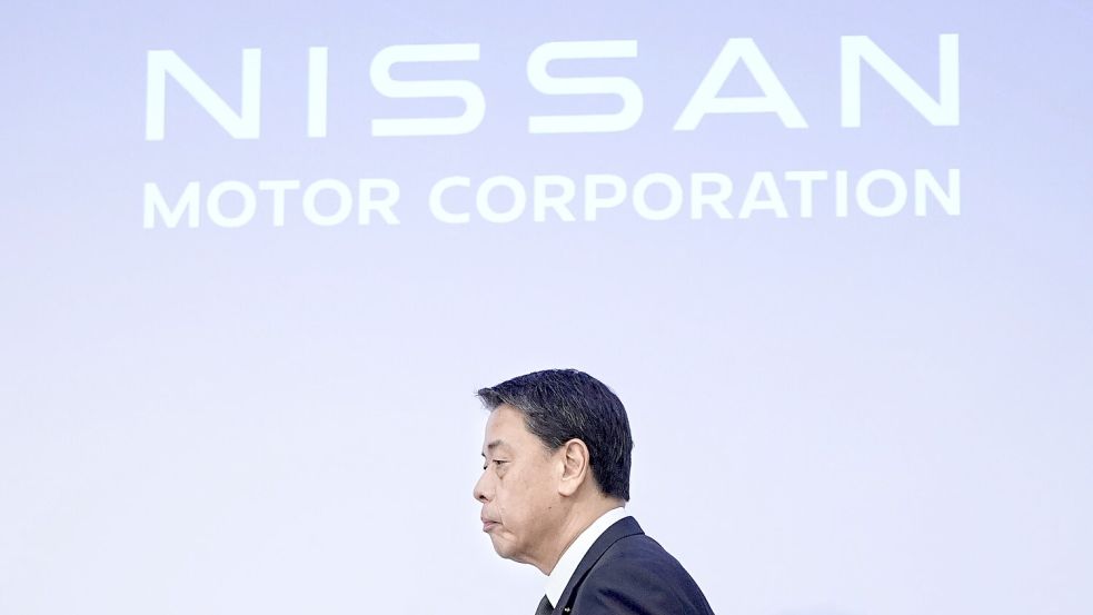 Nissan-Präsident Makoto Uchida kündigte am Donnerstag harte Sparmaßnahmen für den Konzern an. Foto: ---/kyodo/dpa