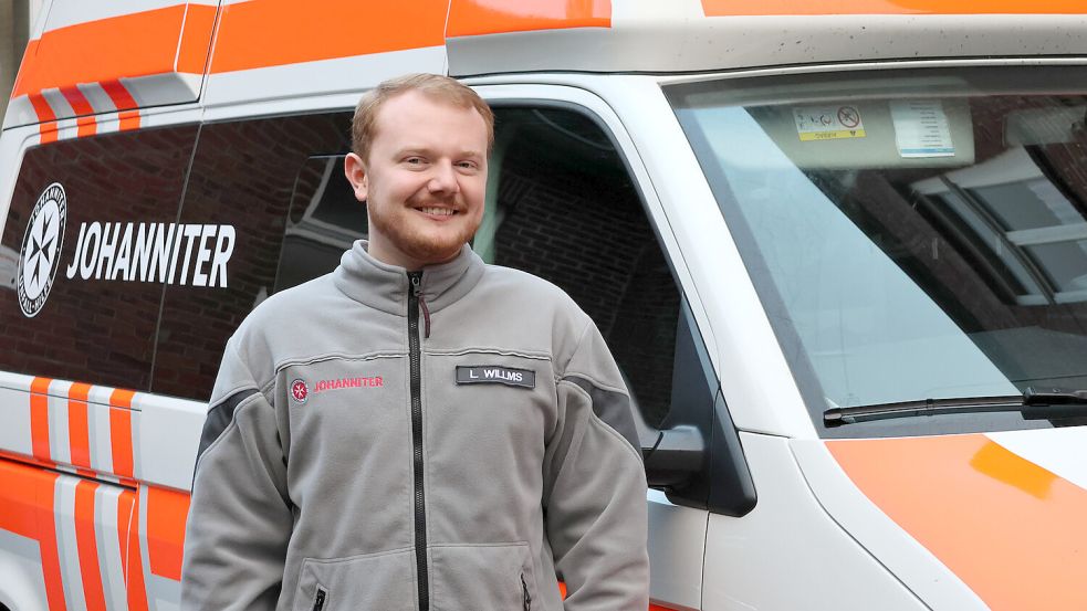 Lennart Willms hat die Mitgliedschaft bei den Johannitern nachhaltig geprägt. Ein Engagement, das von Herzen kommt. Foto: Helmut Vortanz