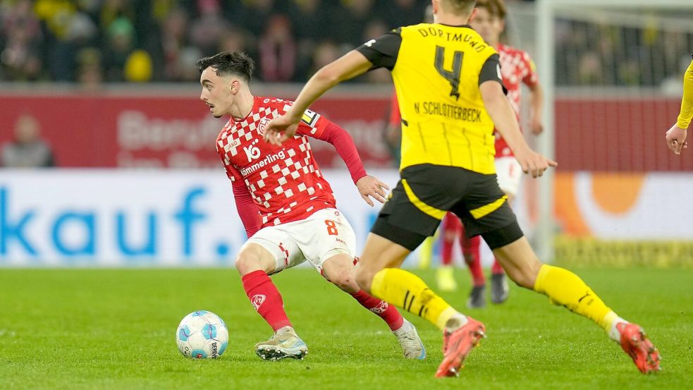 Borussia Dortmund hat das Gastspiel beim FSV Mainz 05 verloren. Foto: Thomas Frey/dpa