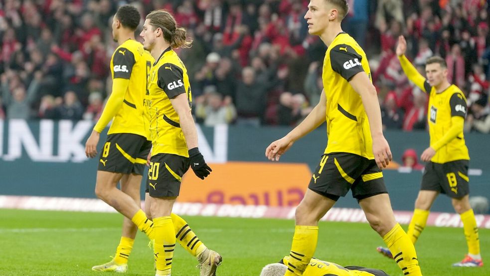 Die Spitzengruppe der Liga ist für den BVB weit weg. Foto: Thomas Frey/dpa