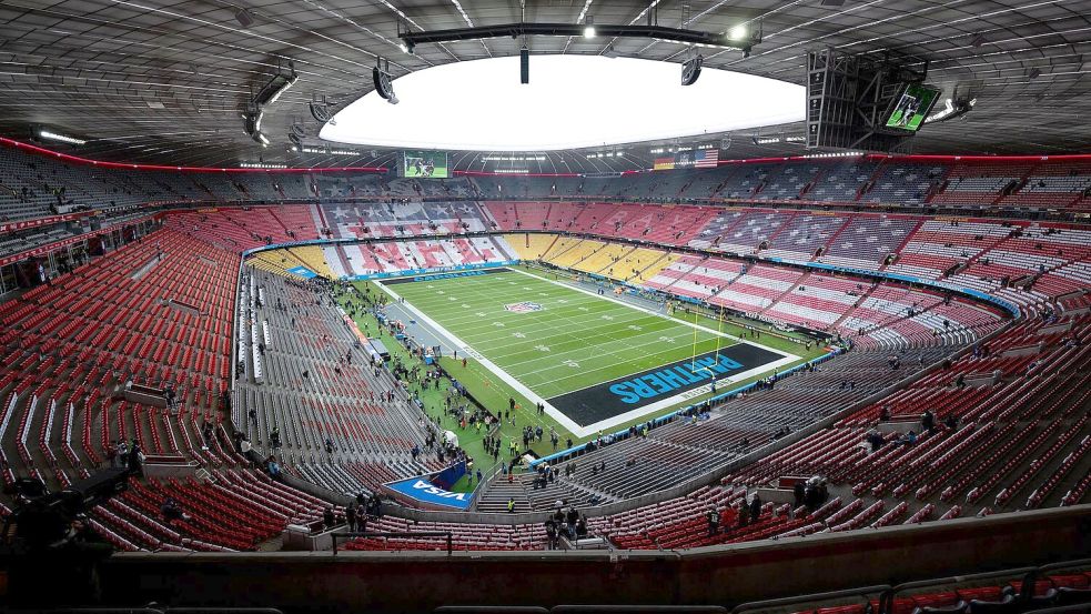 Zum zweiten Mal nach 2022 findet in München ein NFL-Spiel statt. Foto: Sven Hoppe/dpa