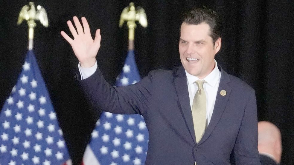 Matt Gaetz ist bisher Abgeordneter im US-Repräsentantenhaus. (Archivbild) Foto: John Bazemore/AP