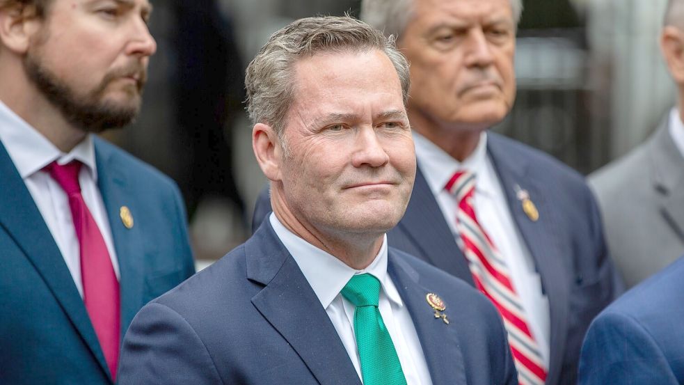 Mike Waltz soll Nationaler Sicherheitsberater im Weißen Haus werden. (Archivbild) Foto: Ted Shaffrey/AP/dpa