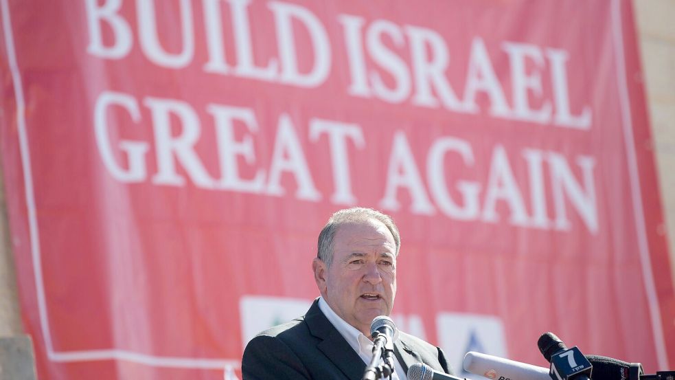 Mike Huckabee soll US-Botschafter in Israel werden. (Archivbild) Foto: Oded Balilty/AP/dpa