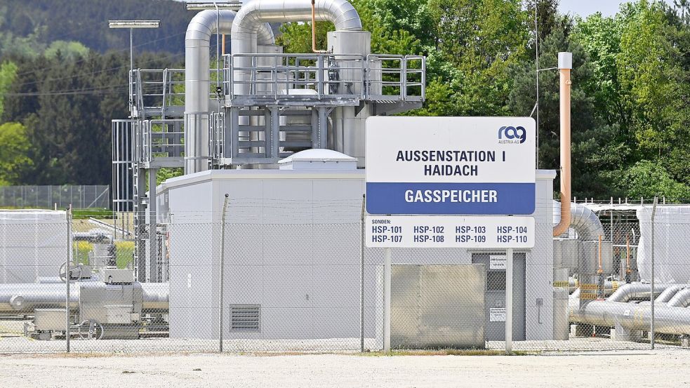 Gas in österreichischen Speichern reicht für ein ganzes Jahr. (Archivbild) Foto: Manfred Fesl/APA/dpa