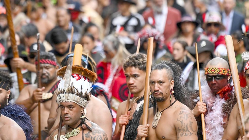 Laut Kritikern verwässert der Gesetzesentwurf die Rechte der Maori. Foto: Mark Tantrum/AP/dpa