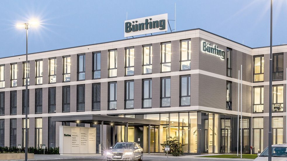 Die Bünting-Zentrale in Nortmoor bei Leer. Foto: Bünting