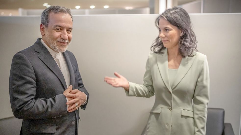 Außenministerin Baerbock hatte Ende September noch mit ihrem iranischen Kollegen gesprochen. (Archivbild) Foto: Michael Kappeler/dpa