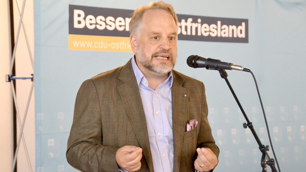 Der CDU-Direktkandidat für den Wahlkreis Aurich-Emden, Dr. Joachim Kleen. Foto: Aiko Recke