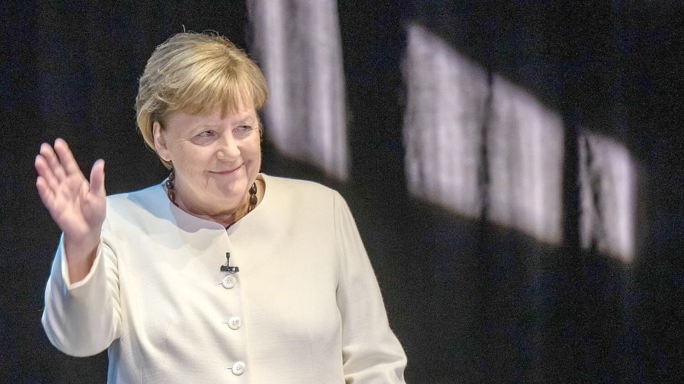 Nur ein „Übergangslösung“ in der CDU? Offen spricht Angela Merkel heute darüber, wie schwierig es war, es als Frau ins Kanzleramt zu schaffen. Foto: Michael Kappeler / AFP