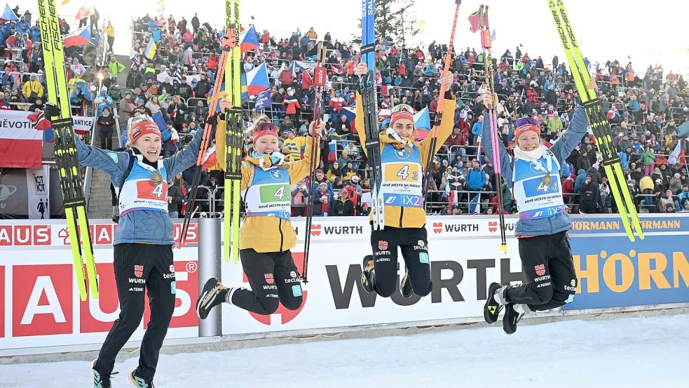 Auch in diesem Winter hoffen die deutschen Biathletinnen und Biathleten auf zahlreiche Podestplätze. Foto: Hendrik Schmidt/dpa