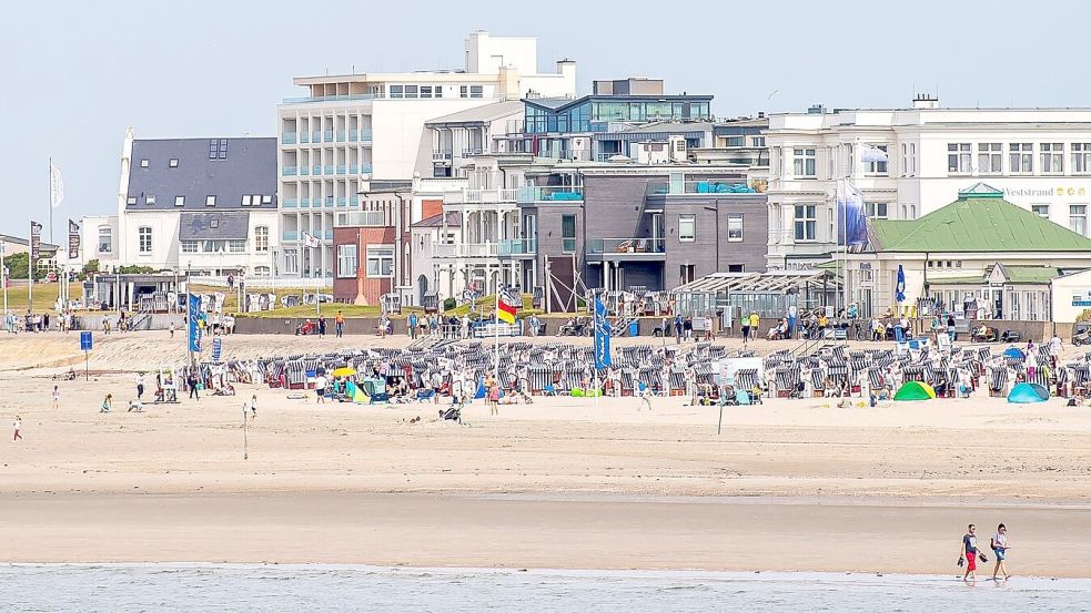 Blick auf Norderney: Mit dem Ende der Saison meldeten sich zahlreiche Beschäftigte arbeitslos. Foto: DPA