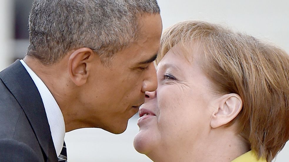 Das Verhältnis zwischen Merkel und Obama war nicht immer ungetrübt. (Archivbild) Foto: Martin Meissner/AP/dpa