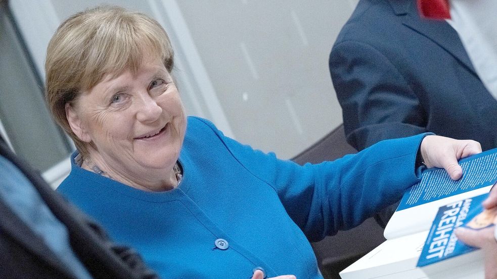 Merkel hat ihre Memoiren veröffentlicht. (Archivbild) Foto: Stefan Sauer/dpa