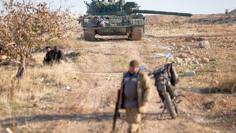 Rund um die Stadt Hama gibt es schwere Gefechte zwischen Rebellen und Regierungstruppen. (Archivbild) Foto: Ghaith Alsayed/AP/dpa