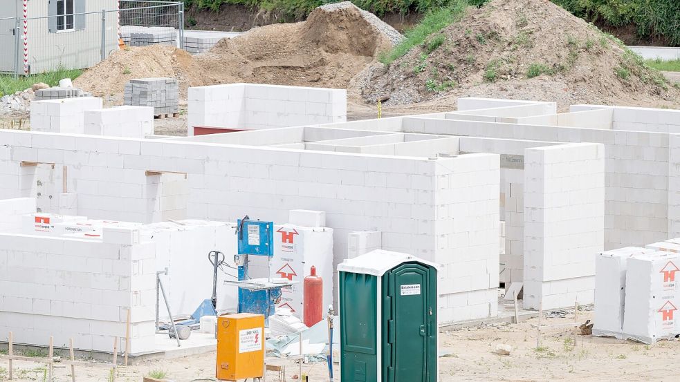 Das Tal der Krise im Wohnungsbau ist nach Angaben der Branche erreicht. (Archivbild) Foto: Sebastian Gollnow/dpa