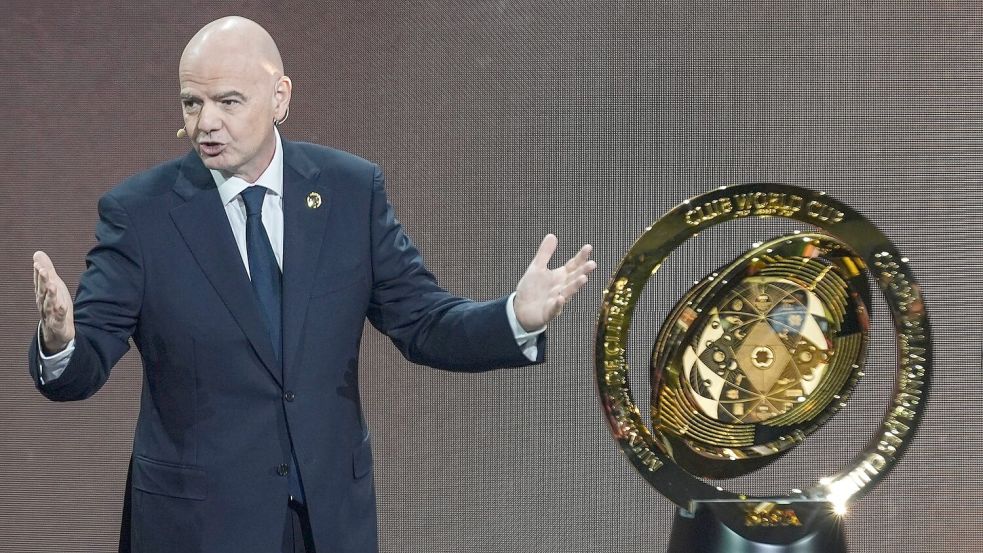 Die Club-WM ist für FIFA-Präsident Gianni Infantino von großer Bedeutung. Foto: Rebecca Blackwell/AP/dpa