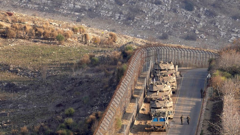 Israel erklärt ein wichtiges Abkommen mit Syrien über eine Pufferzone auf den Golanhöhen für faktisch beendet. Foto: Matias Delacroix/AP/dpa