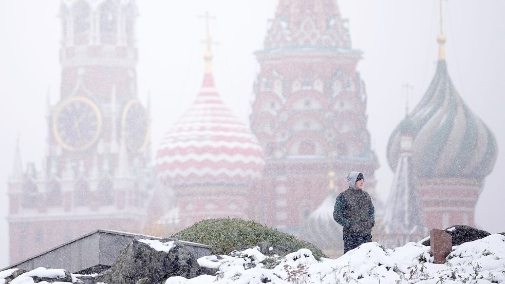 In Teilen Russlands war es im November wärmer als sonst, in anderen Teilen kälter. (Archivbild) Foto: Pavel Bednyakov/AP/dpa