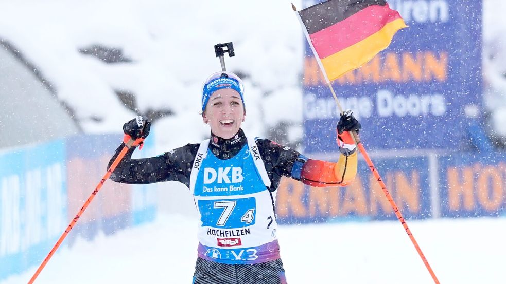 Franziska Preuß überragte in Österreich. Foto: Matthias Schrader/AP/dpa