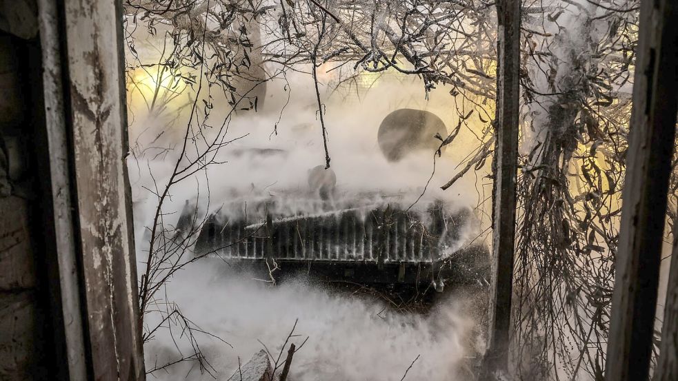 Schwere Kämpfe in der Ukraine dauern an. (Archivbild) Foto: Oleg Petrasiuk/Ukrainian 24th Mechanised Brigade via AP/dpa