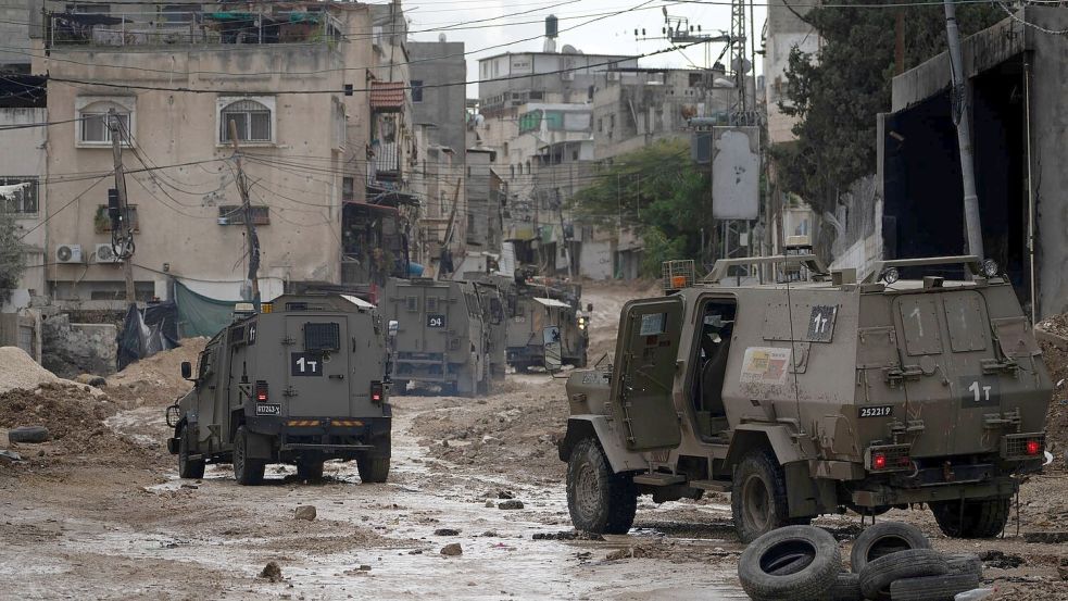 Wieder gibt es bei einem israelischen Militäreinsatz Tote im Westjordanland. Foto: Majdi Mohammed/AP/dpa