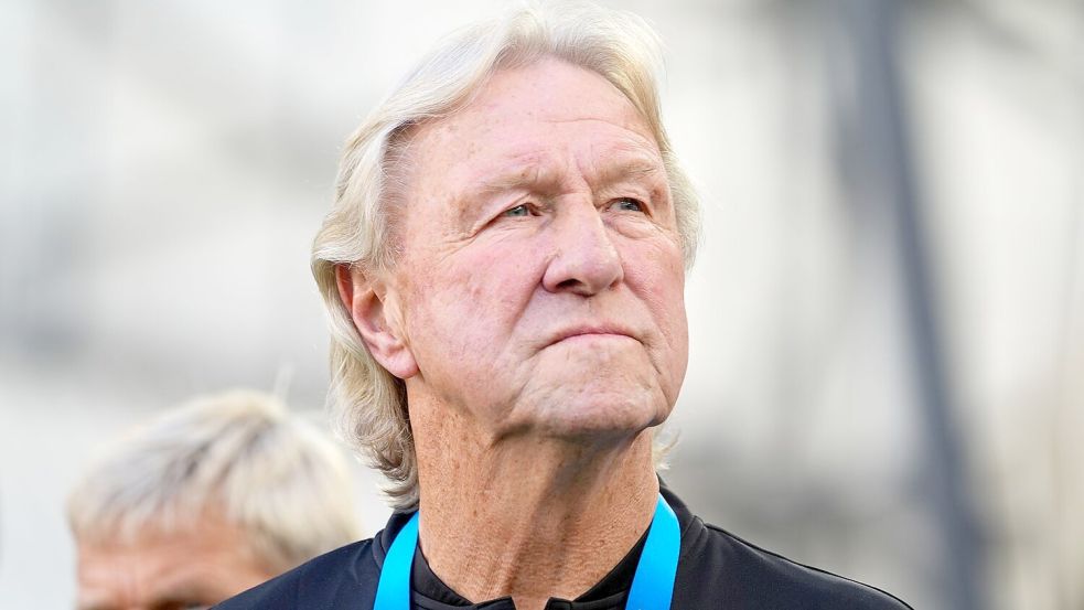 Traut dem DFB-Team den EM-Titel zu: Ex-Trainer Horst Hrubesch. Foto: Julio Cortez/AP/dpa