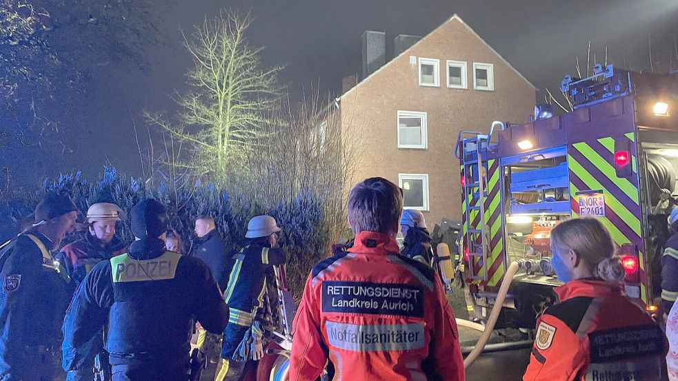 Zahlreiche Einsatzkräfte waren in den Fasanenweg ausgerückt. Foto: Feuerwehr