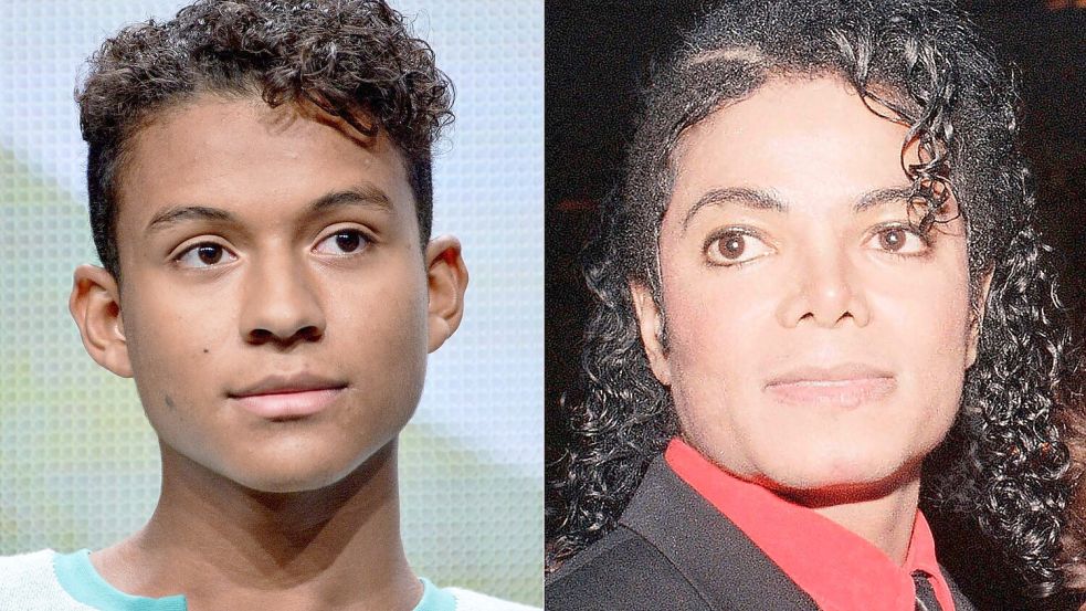 Jaafar Jackson (l), Neffe des 2009 gestorbenen „King of Pop“ Michael Jackson. Foto: -/AP/dpa