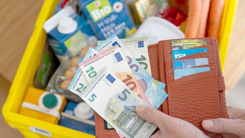 Der tägliche Einkauf ist teurer geworden (Symbolbild) Foto: Hendrik Schmidt/dpa