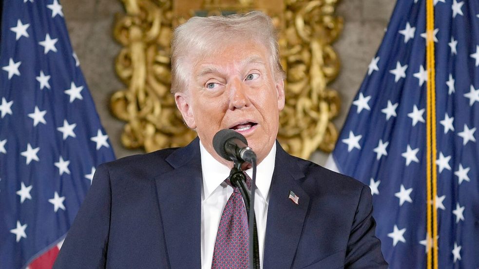 Trump hatte auf einer Pressekonferenz den Einsatz des US-Militärs nicht ausgeschlossen, um Kontrolle über den Kanal zu erlangen. Foto: Evan Vucci/AP/dpa