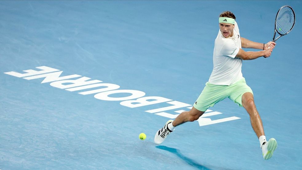 Alexander Zverev schied im Vorjahr bei den Australian Open im Halbfinale aus. Foto: Asanka Brendon Ratnayake/AP/dpa