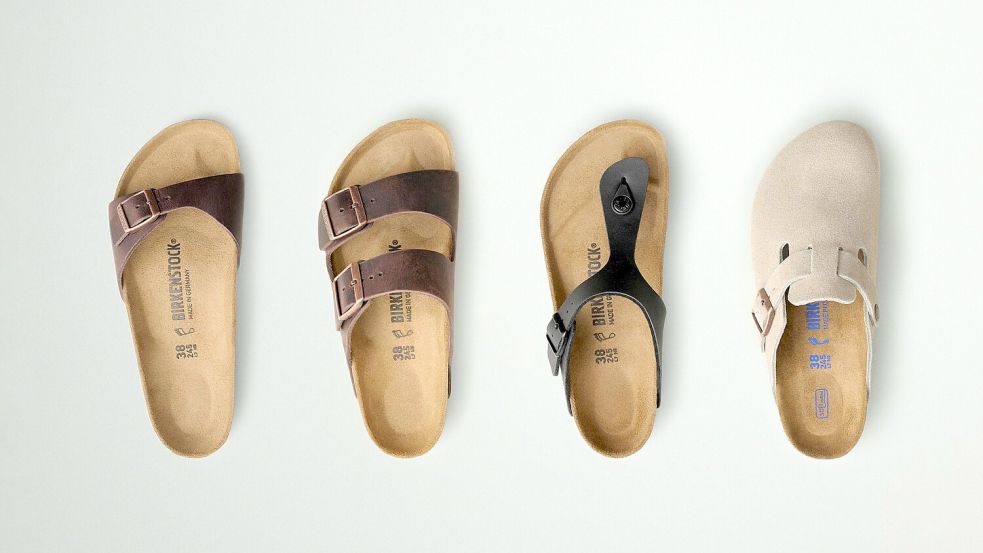 Am Bundesgerichtshof geht es um Urheberrechtsschutz für vier Klassiker des Sandalenherstellers Birkenstock. (Handout) Foto: Birkenstock Group/dpa