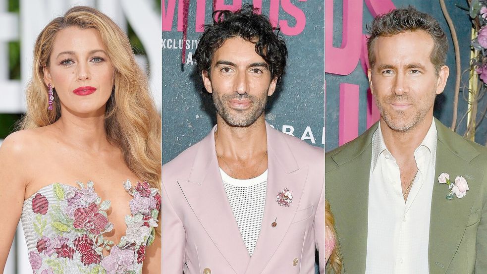 Justin Baldoni steht im Fokus von Anschuldigungen, die Blake Lively und Ryan Reynolds erhoben haben. (Archivbilder) Foto: Uncredited/ap/AP/dpa