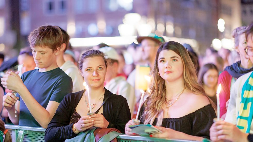 Welches Programm ist zum 39. Evangelischen Kirchentag in Hannover geplant? Foto: dpa/Daniel Karmann