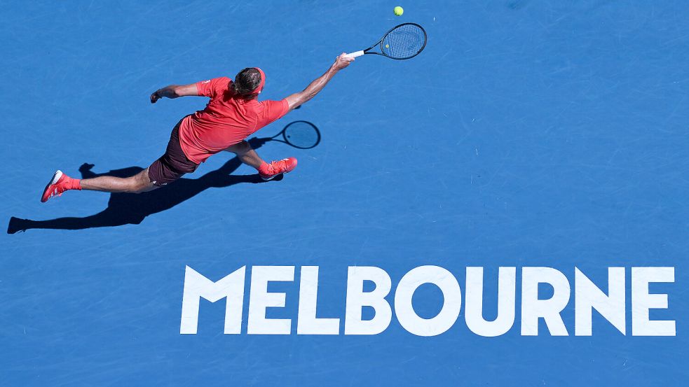 Nach dem Spiel gegen Djokovic steht Zverev im Finale der Australian Open. Foto: dpa/AAP/Joel Carrett