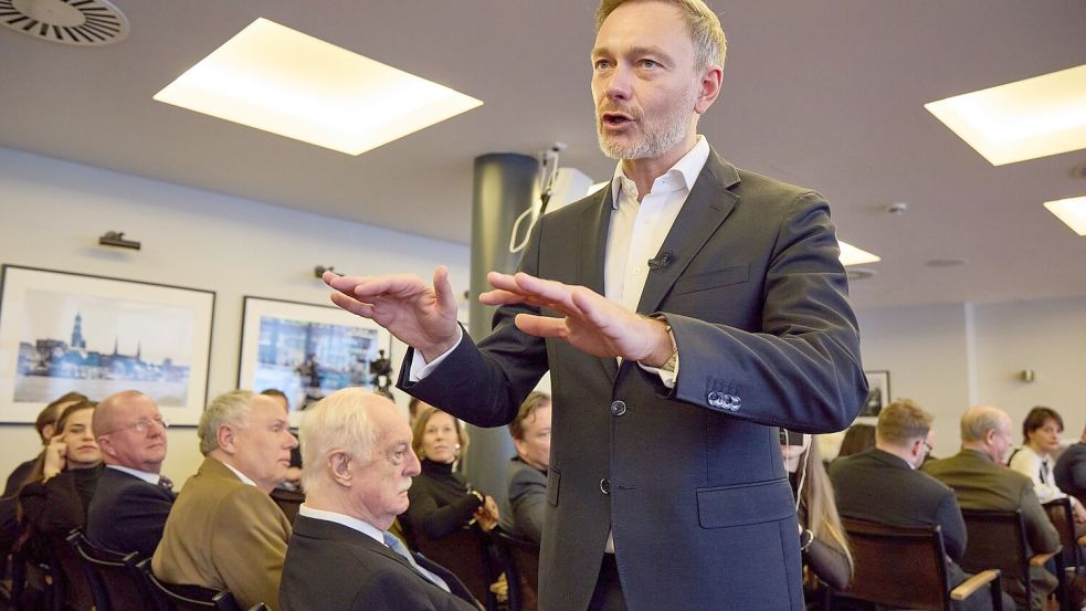 FDP-Chef Lindner hält die ehemaligen Ampel-Partner für Bremser. Foto: Georg Wendt/dpa