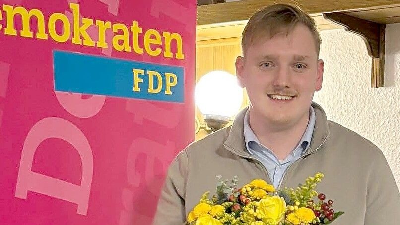 Hendrik Hartmann aus Großefehn zieht für den FDP-Kreisverband Aurich in den Bundestagswahlkampf. Foto: privat