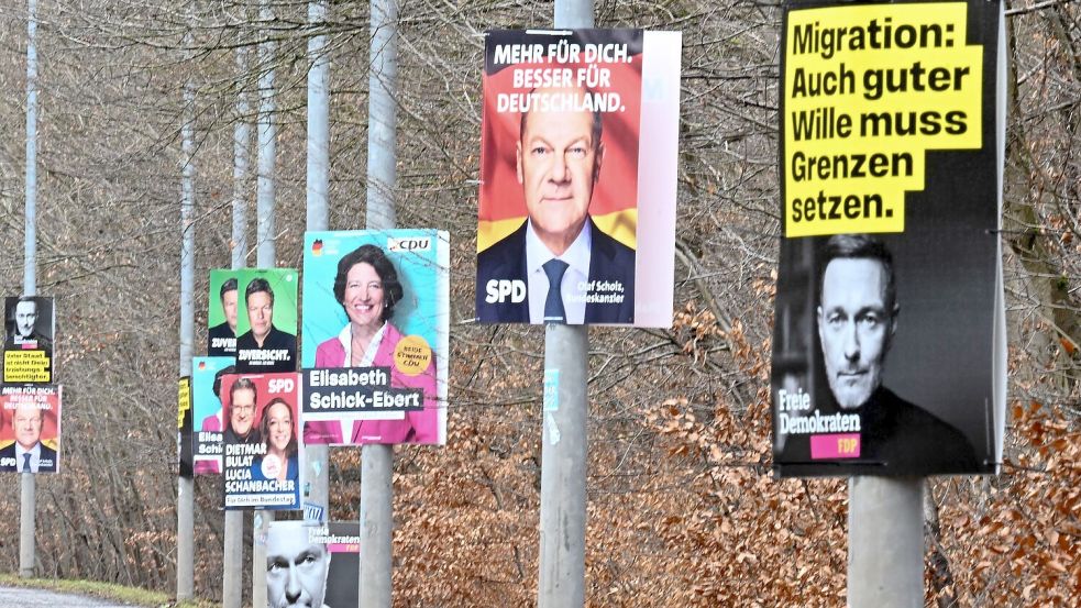 Das Thema Migration spielt teilweise auch in den Wahlkampagnen eine Rolle. Foto: Bernd Weißbrod/dpa