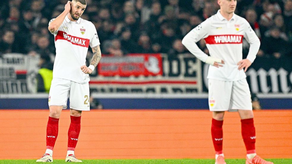 Kein guter Abend für den VfB Foto: Tom Weller/dpa