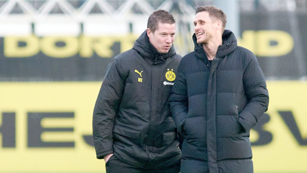 Mike Tullberg betreut den BVB interimsmäßig noch in Heidenheim. Foto: Bernd Thissen/dpa