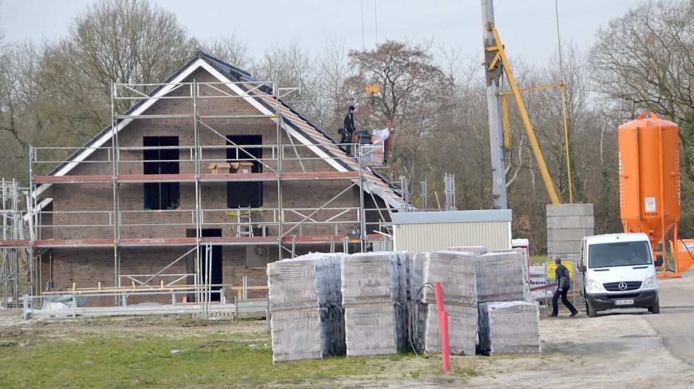 Auch Neubaugebiete, wie hier „Im Timp“ in Aurich, sind Teil der Wohnungspolitik im Landkreis Aurich. Foto: Aiko Recke