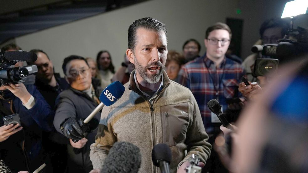 Der amerikanische Präsidentensohn Donald Trump Junior steht wegen eines Jagdausflugs in der Lagune von Venedig in der Kritik. (Archivbild) Foto: Carolyn Kaster/AP/dpa