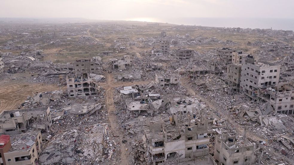 Zerstörungen im Gazastreifen. (Archivbild) Foto: Mohamamd Abu Samra/AP/dpa