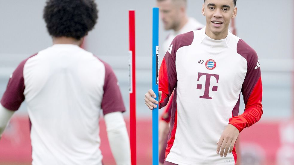 Bleibt langfristig beim FC Bayern: Jamal Musiala. Foto: Sven Hoppe/dpa