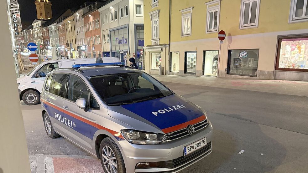 Der Verdächtige wurde im Zentrum von Villach festgenommen. Foto: Gerd Eggenberger/APA/dpa